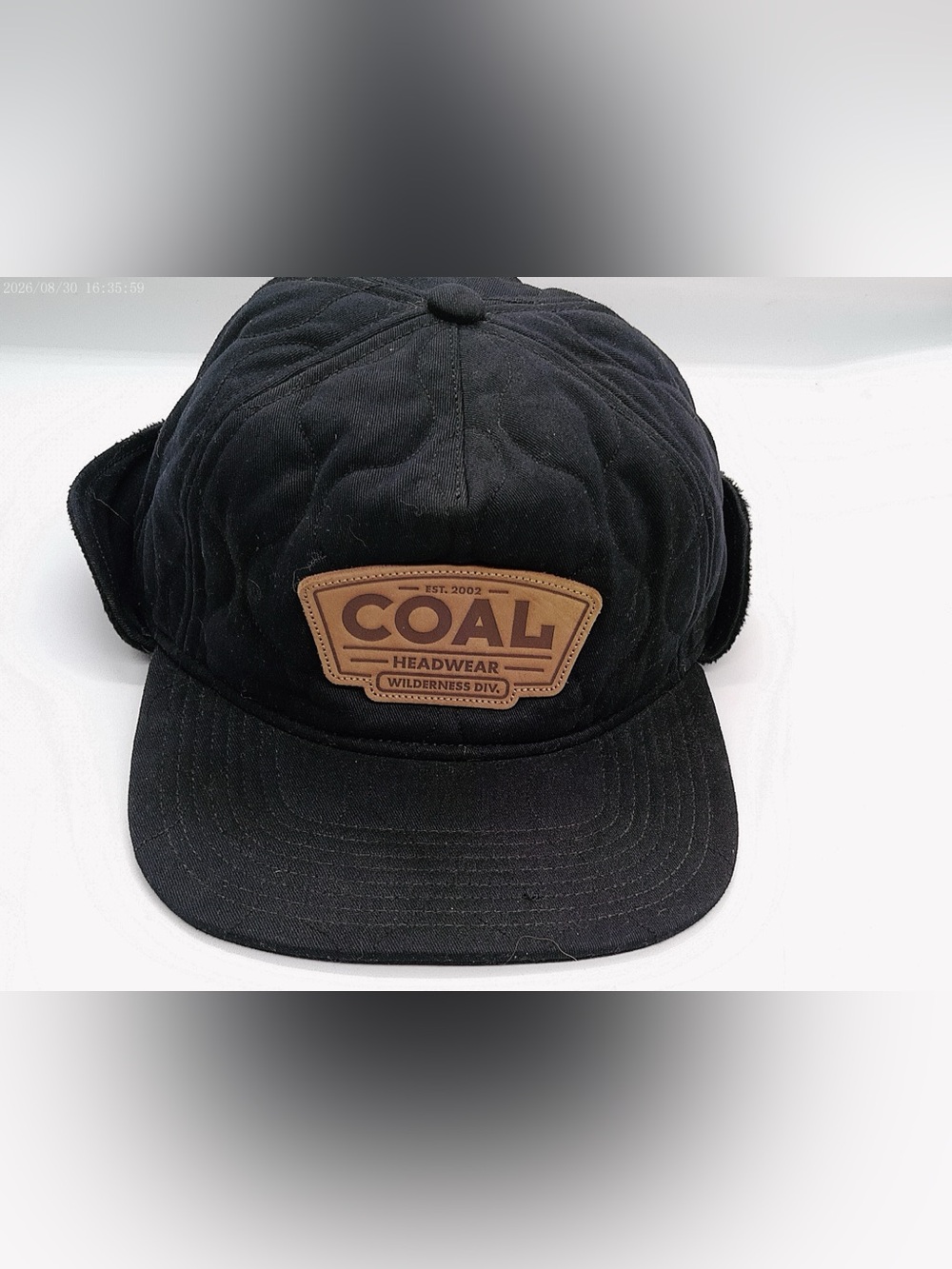 Black Coal Headwear The Cummins Quilted Earflap Cap
